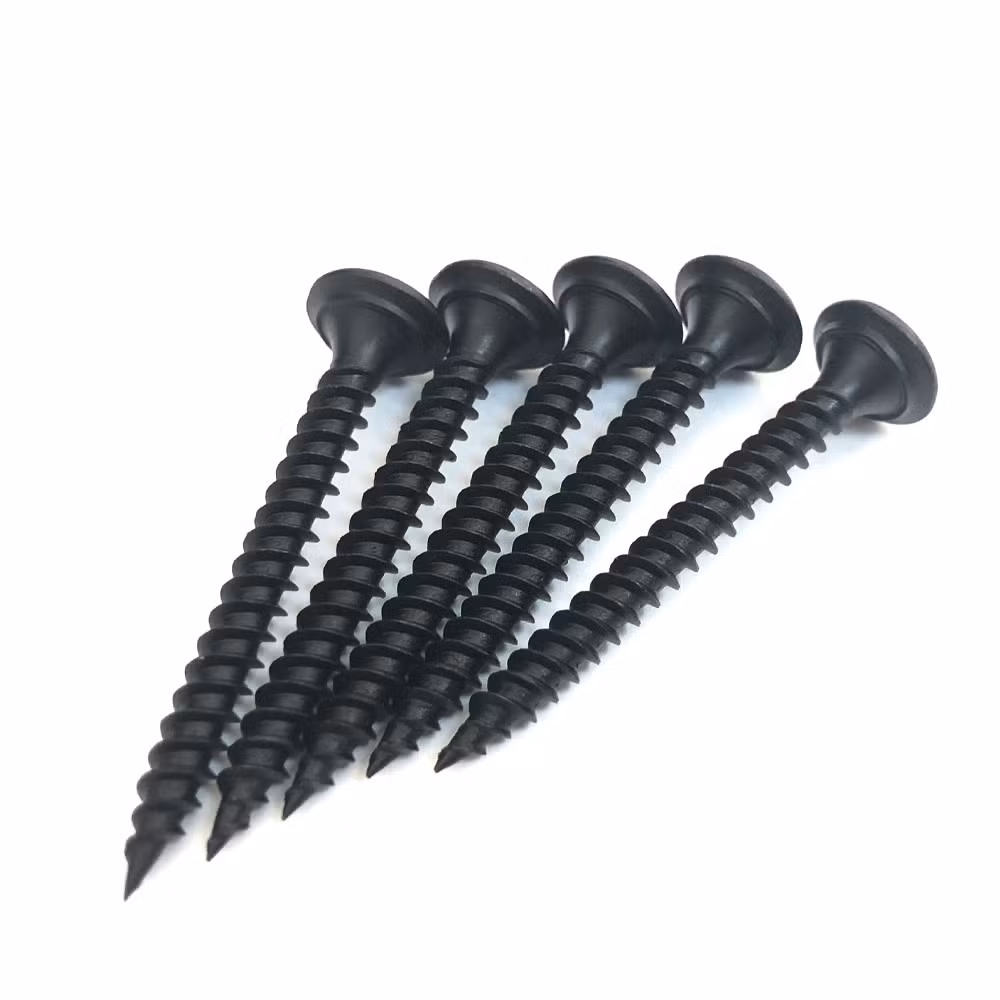 Bugle Head Black Coarse Thread Drywall Screws Coarse Thread Drywall Tornillos