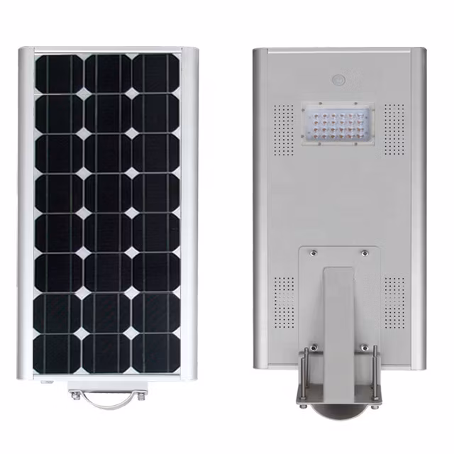 All-in-One Integrated Outdoor Garden LED Solar Street Lamp with Motion Sensor
