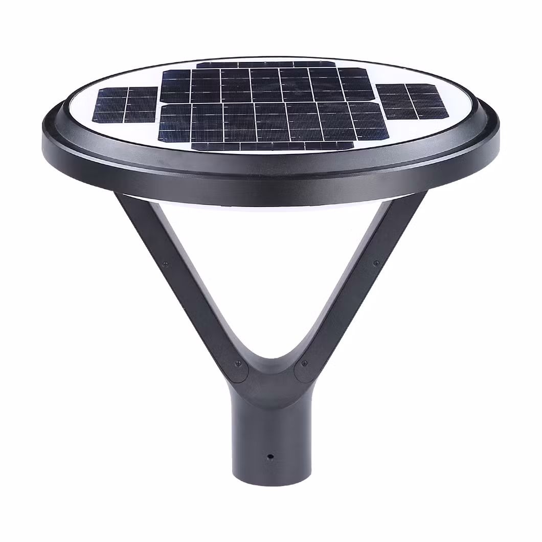 Newsky Garage 20W Modern Exterior Solar Garden Lighting Pole Light with CE
