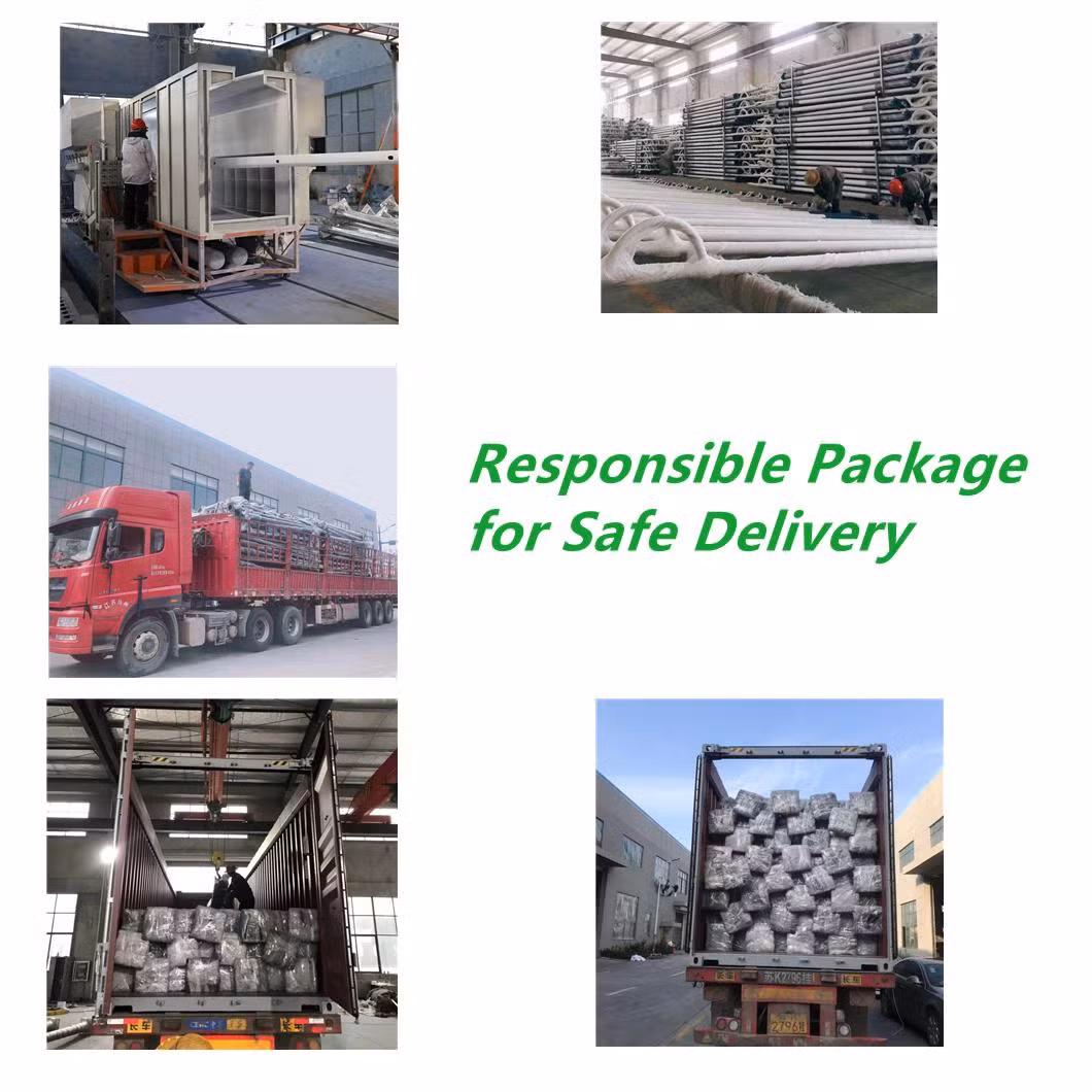 Manufacturer High Quality Steel Plate Pole High Mast Light with 15-40m Pole