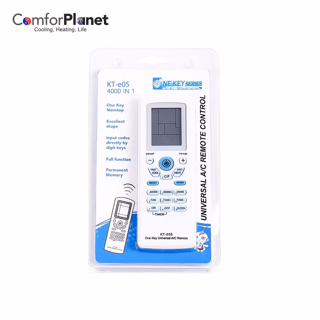High Quality Air Conditioner Square Plastic AC Square Wireless Digital LCD Spare Parts Universal Remote Control