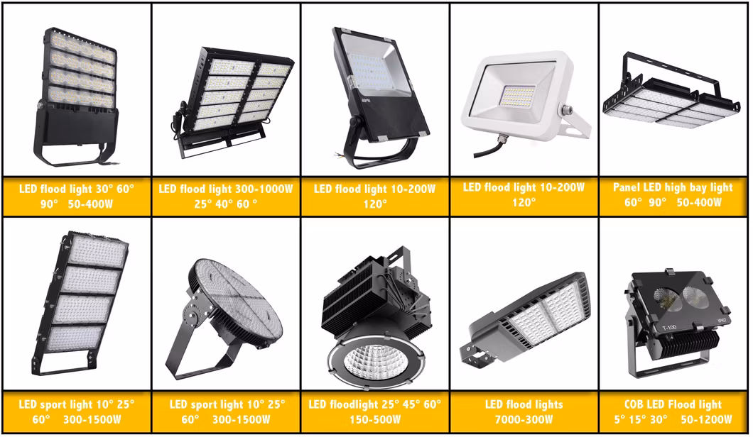 Outdoor Waterproof Spotlight 1000W 1500W 2000W LED Reflector