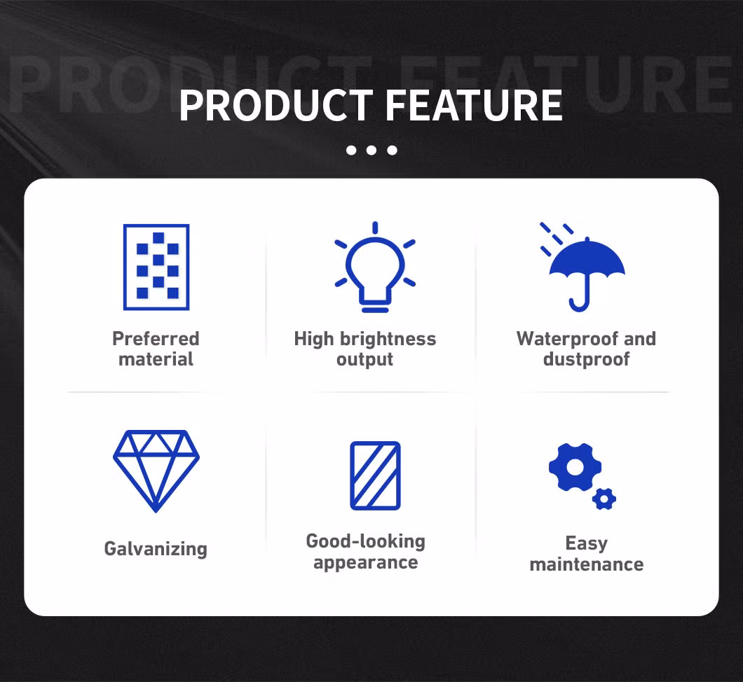 CREE 220V Xintong Packing by Cloth; Shipping Truck Galvanized High Mast Light