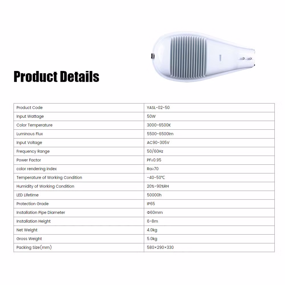 Cobra Head Street Light LED Cobra Head Streetlamp Fixtures