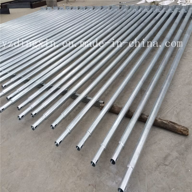 Tapered Galvanized Lamp Posts for Metal Halide Lamps