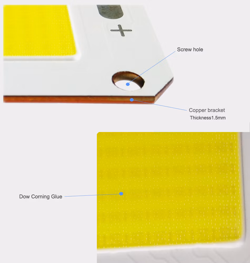 50W COB Chip Cool White 6500K LED Light