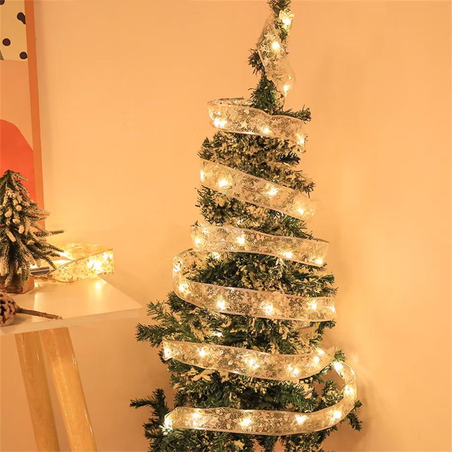 Solar LED Christmas Decorative Lights 8 Functions 50 Lights String Outdoor Waterproof Garden Lights
