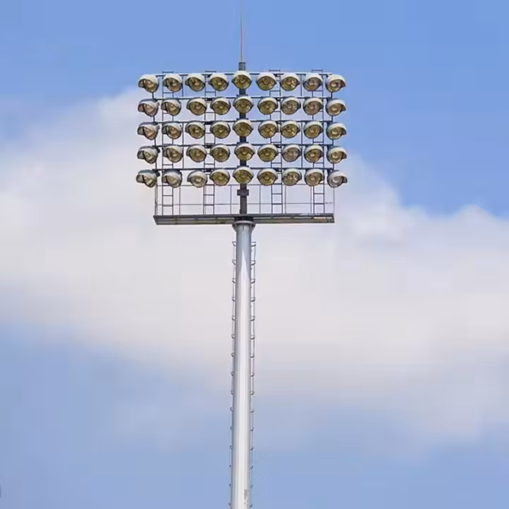 High Power 18m 20m 25m High Mast Lighting Pole Tower Stadium Light Street Light