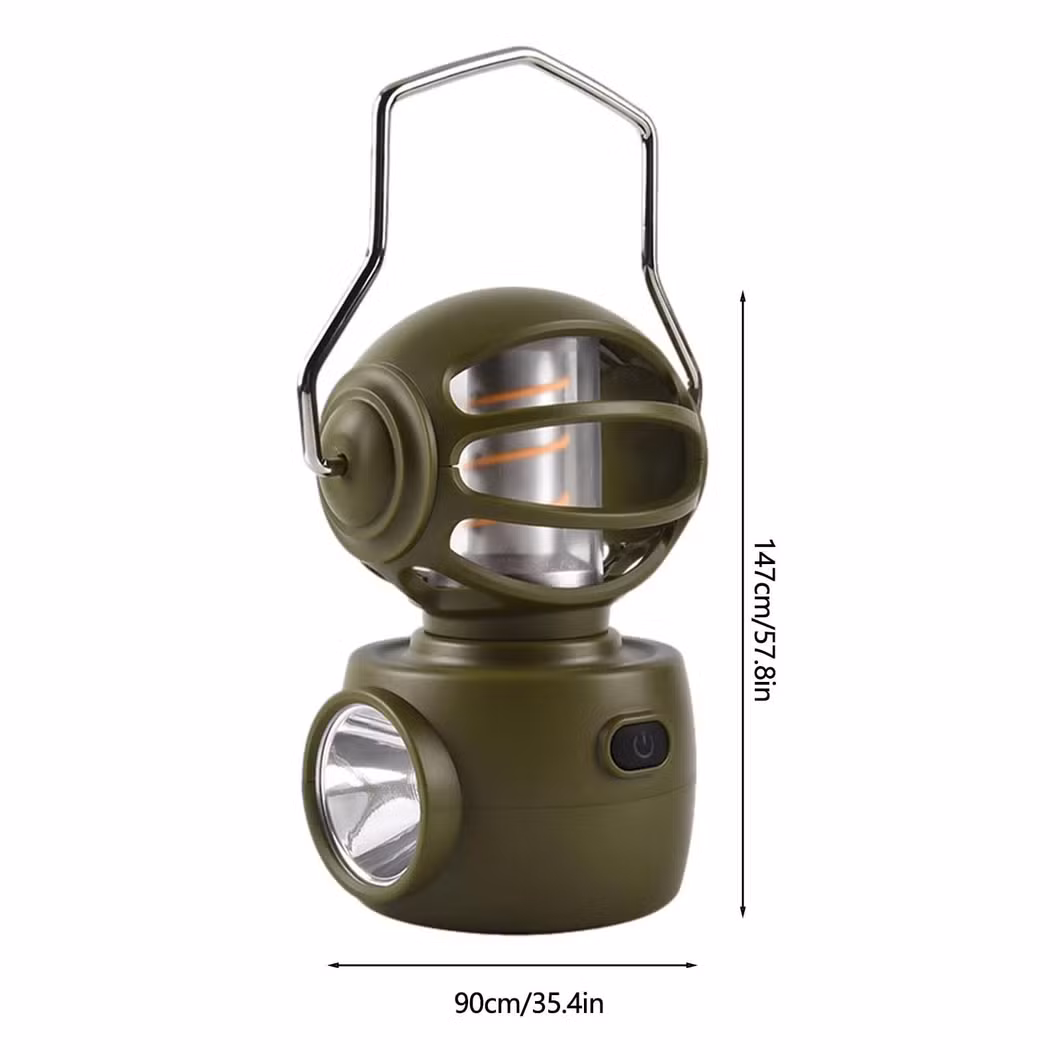 2024 New Design Light Hiking Garden Yard Camping Type-C Rechargeable LED Mini Camping Lantern