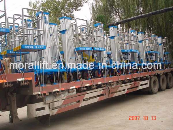 Hydraulic Aluminum Alloy Mast Work Platform Lift