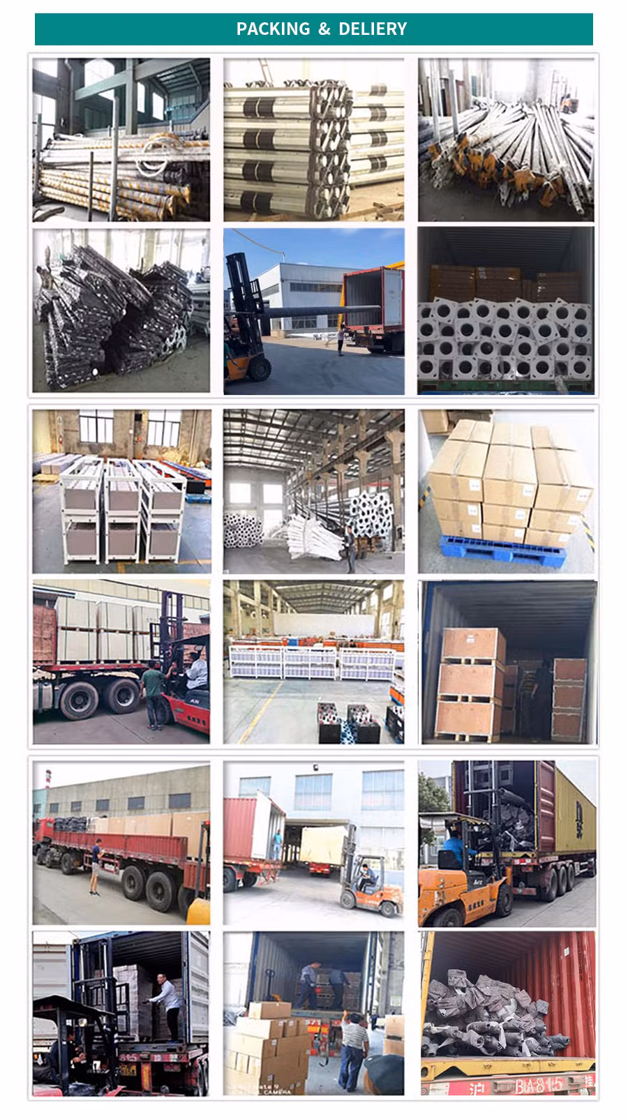 High Quality Factory Prices Hot Sale 15m 25m 30m Height Pole Customized LED High Mast Lights