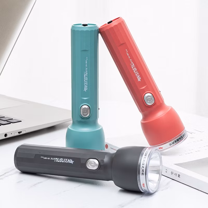 1W 160lumen Promotional Powerful Aluminum Emergency Pocket Power Red Green Hidden Plug Xm L2 LED Torch Flashlight