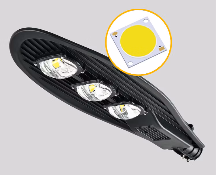 Round Tennis Shoebox Twin Road Lamp Outdoor IP65 Waterproof 50W 100W 150W 200W Cobra COB LED Street Light