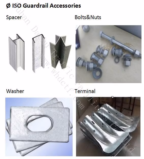 Road Crash Barrier Malaysian Guardrail with Various Post