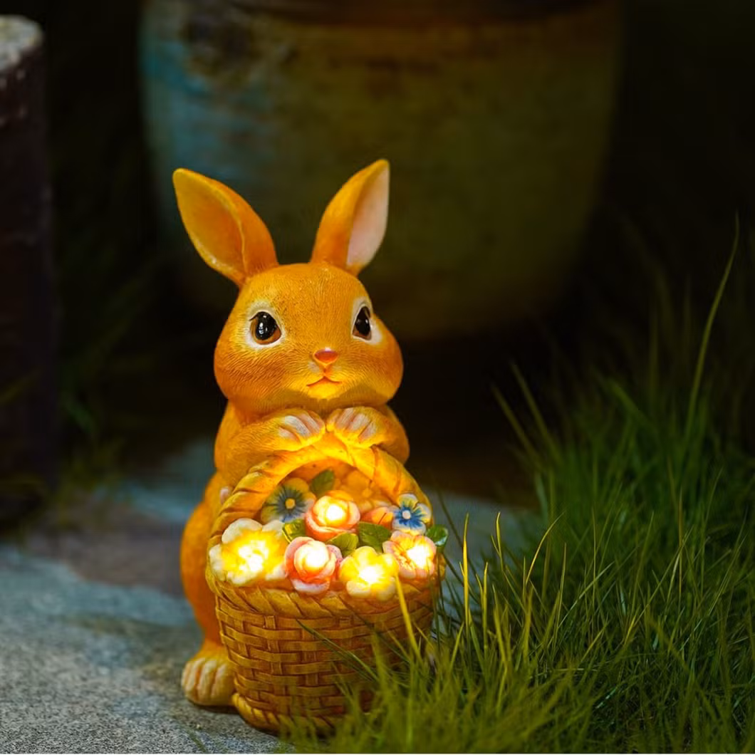 Wholesale Hot Selling Garden Decor - Waterproof Gnomes Garden Decorations, Funny Statues with Solar Light