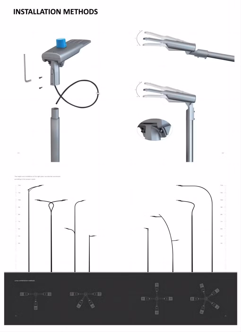 Energy Efficient LED Street Light 100W with High Lume 180LMW