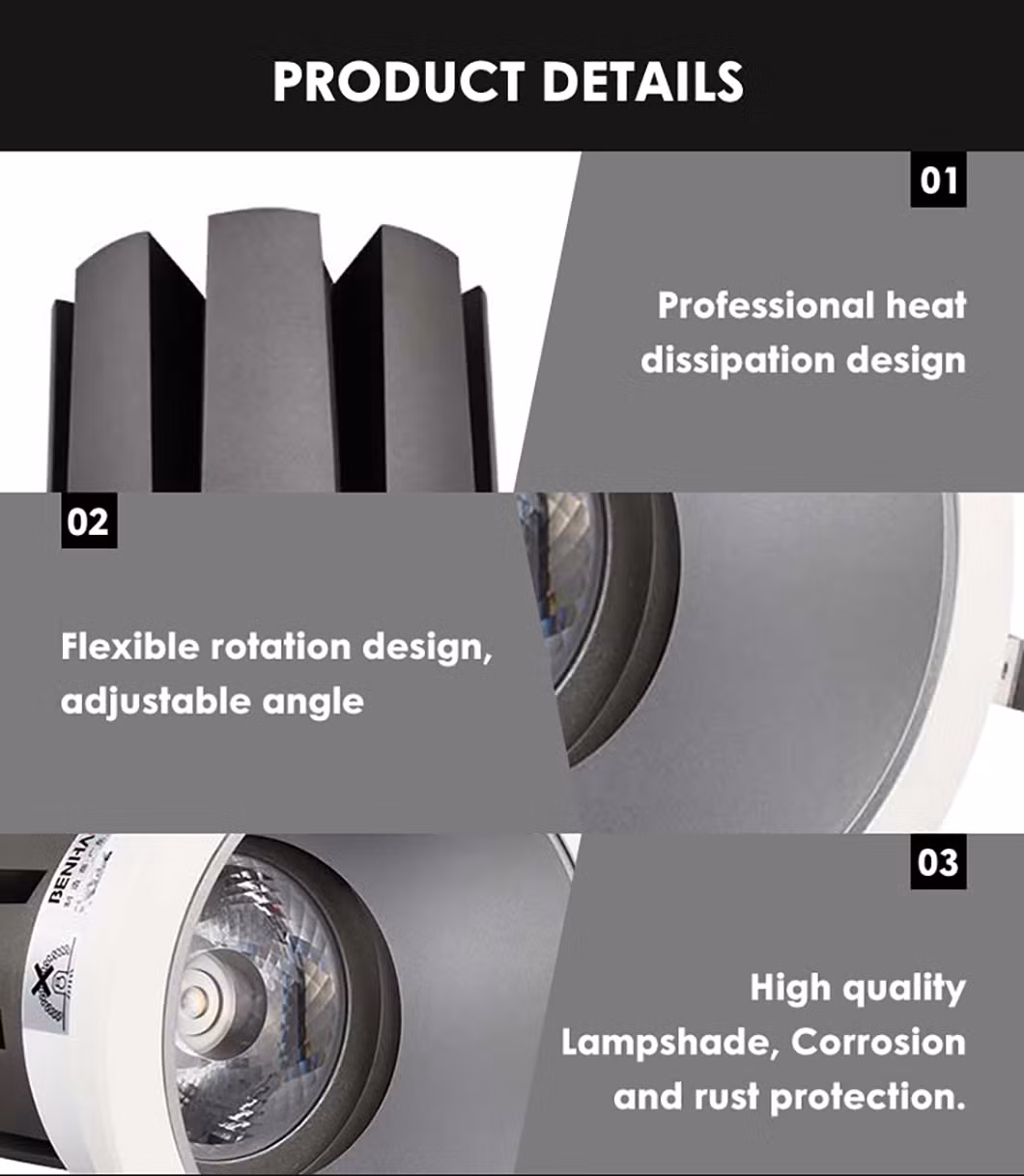 Premium 30W LED Downlight Spotlight for Commercial Spaces