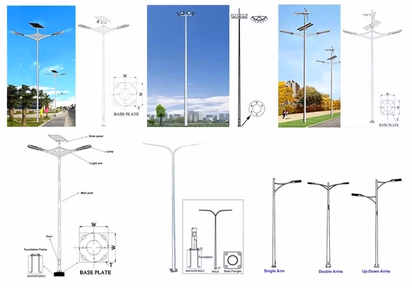Durable Garden Solar Lamp Post Light for Gardens and Pathways