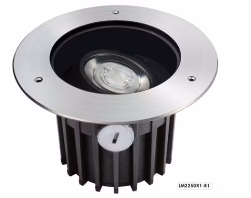 Inground LED Outdoor Light Dia250mm with Beam Angle Adjustable by External Knob