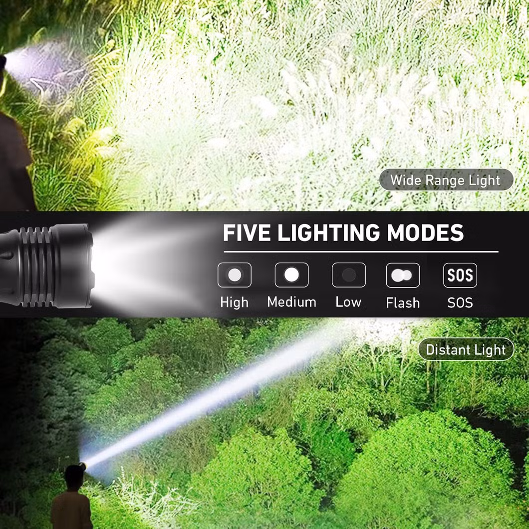 Wave Induction Telescopic Zoom 135 Degree Adjustment USB Rechargeable Camping Aluminum Alloy ABS Flashlight White LED Headlight Headlamp