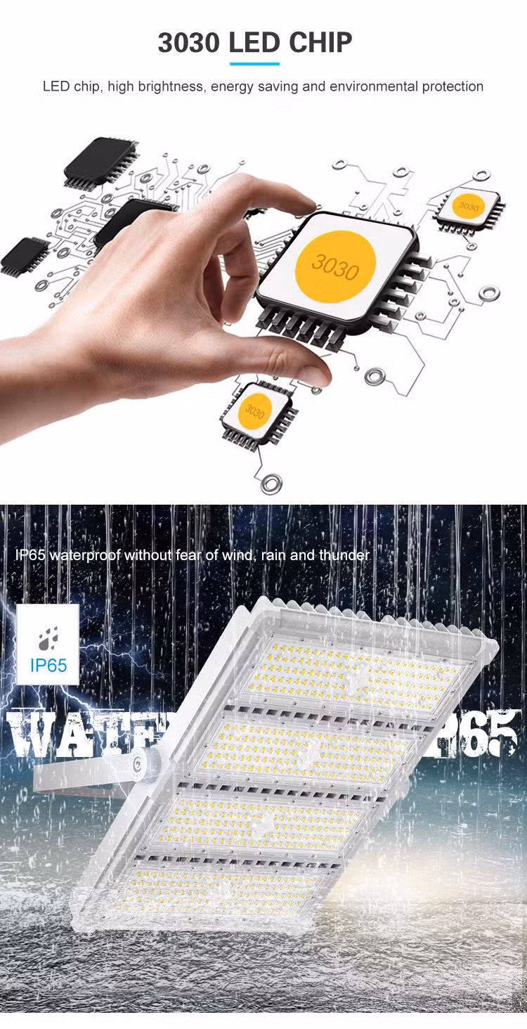 Stadium Lighting Outdoor IP65 Waterproof 150W 200W 250W 300W 400W 500W 600W 700W 800W 900W 1000W 1200W LED High Mast Flood Light