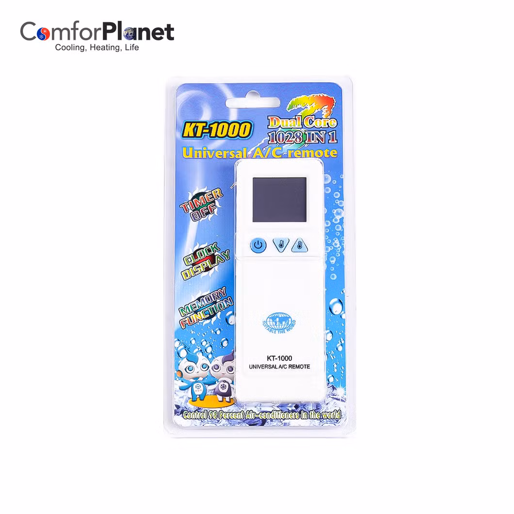 High Quality Air Conditioner Square Plastic AC Square Wireless Digital LCD Spare Parts Universal Remote Control