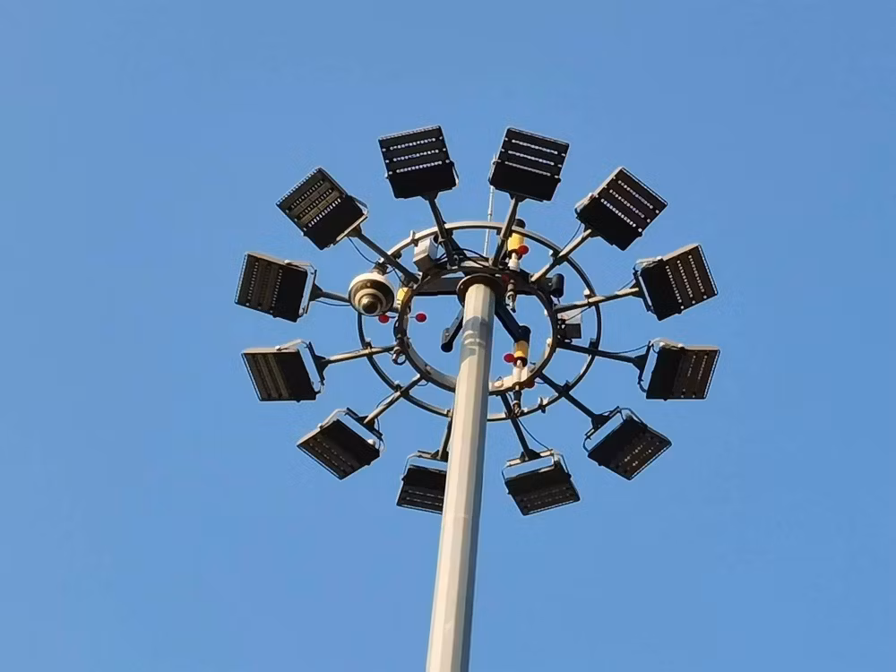 Discount Product Steel High Mast Light Pole Hot DIP Galvanized 20m Street High Mast Pole