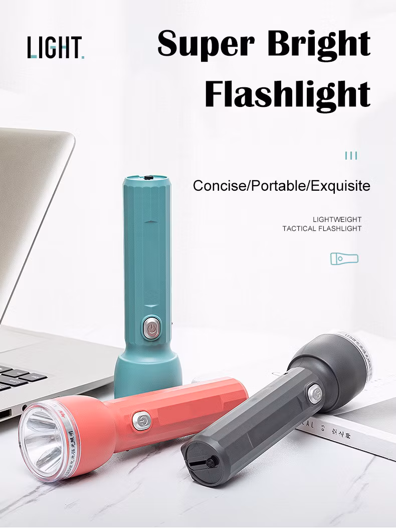 1W 160lumen Promotional Powerful Aluminum Emergency Pocket Power Red Green Hidden Plug Xm L2 LED Torch Flashlight