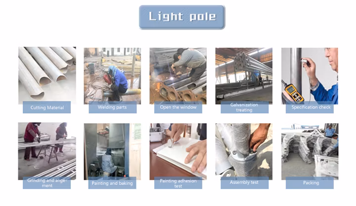 Large Power Aluminum Alloy Lamp Sports Stadium High Mast Solar Street Lights