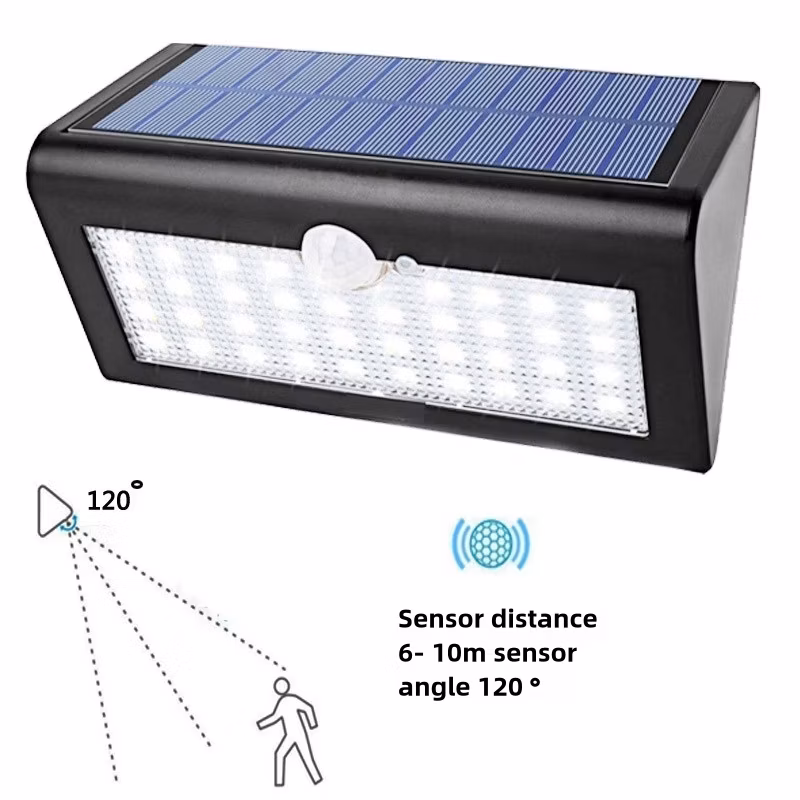 Factory Price 5W IP65 Outdoor Solar Wall Light Sensor Outdoor Light Wall Mounted Light for Gardens and Landscaping Patios and Walkways and Pathways