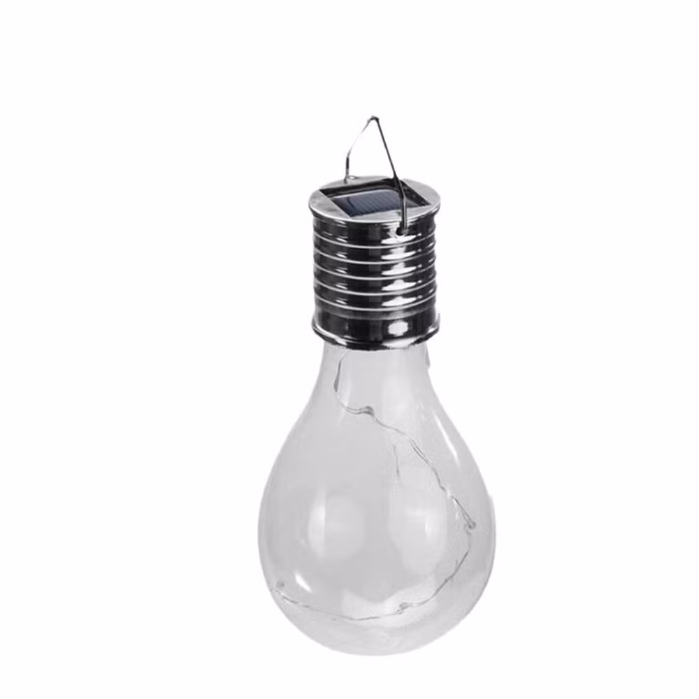 Outdoor Solar Colorful LED Bulb Lights - Festive Hanging Decoration for Garden &amp; Patio