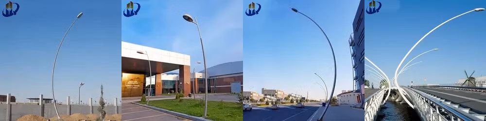 Outdoor Customized Aluminum Decorative Stainless Steel Light Pole