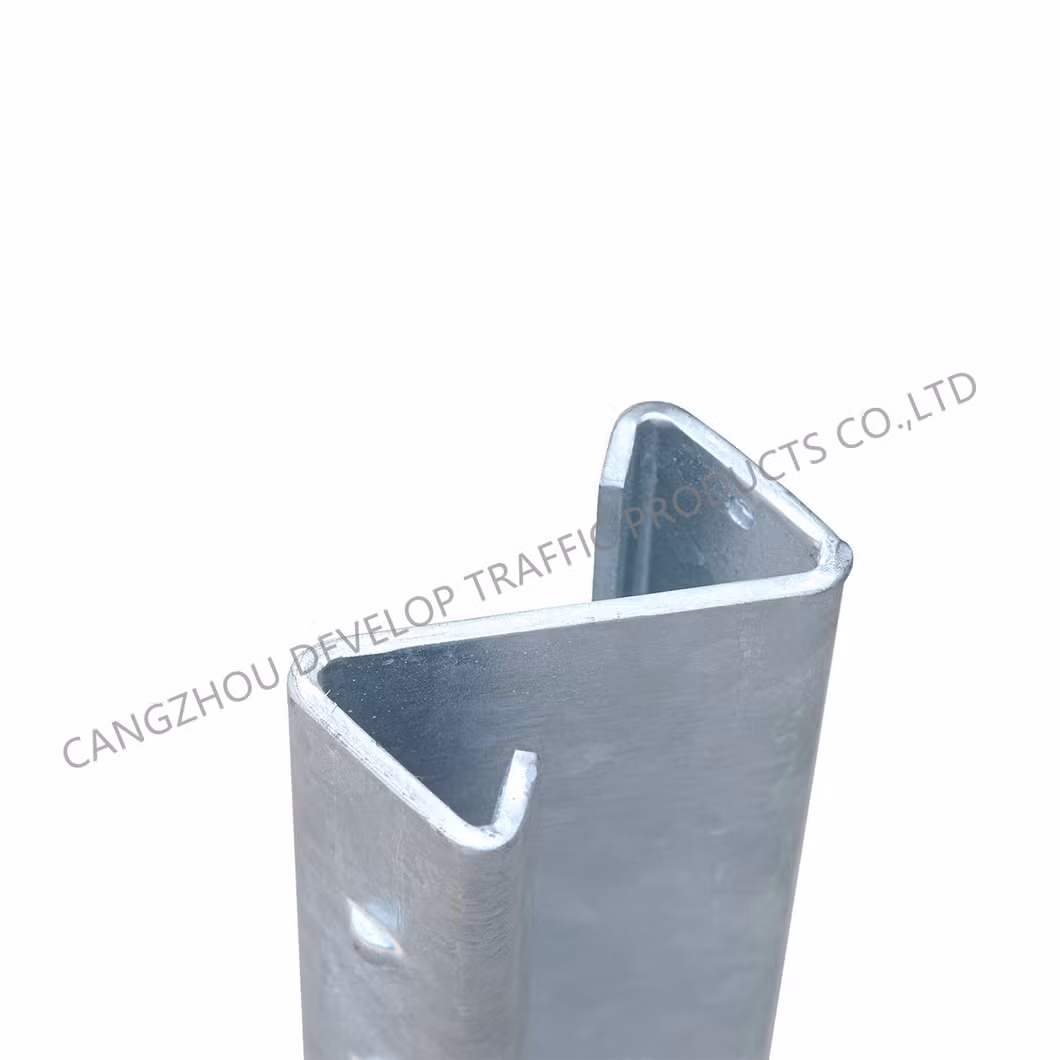 Highway Guardrail Post Crash Barrier Road Barrier Galvanized Z Steel Fence Post