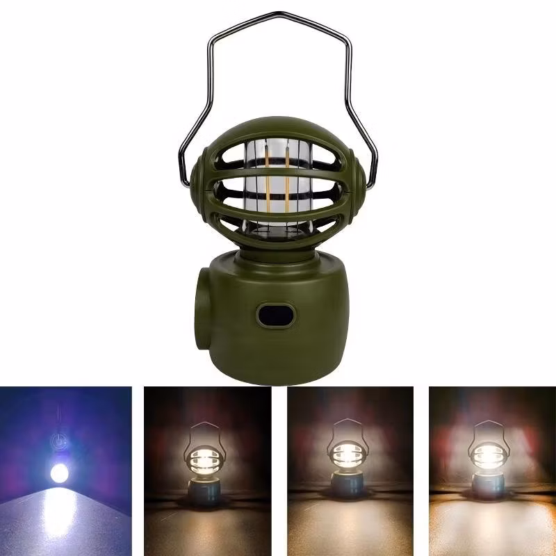 2024 New Design Light Hiking Garden Yard Camping Type-C Rechargeable LED Mini Camping Lantern