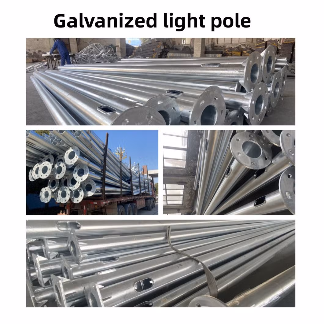 Outdoor Customized Aluminum Decorative Stainless Steel Light Pole