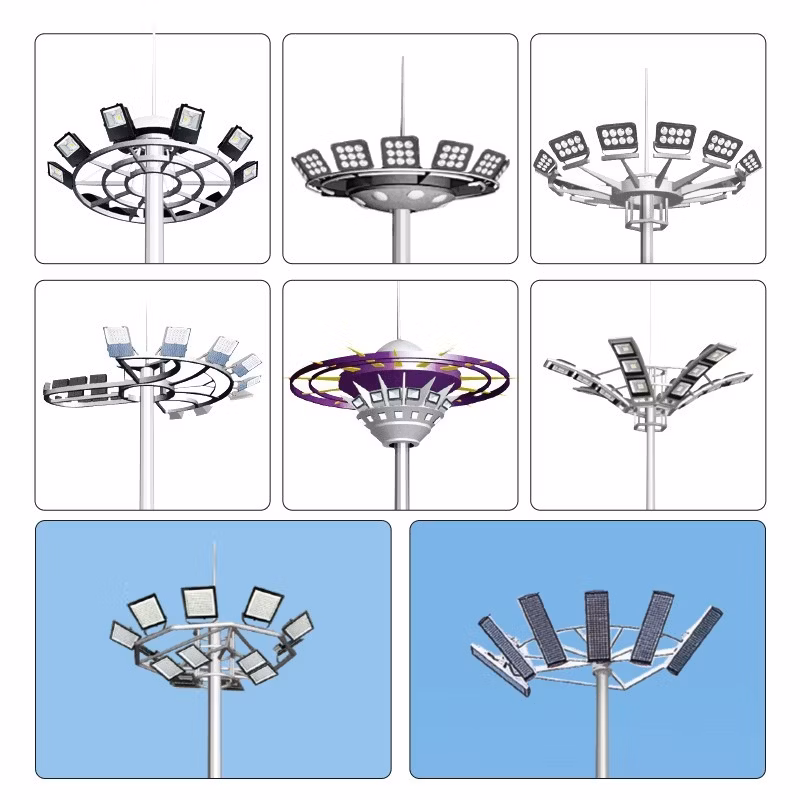 New 30 Meters Stadium High Mast Light Pole Street High Light Pole