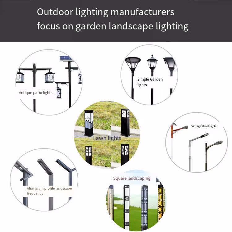80cm Bright LED Garden Lantern