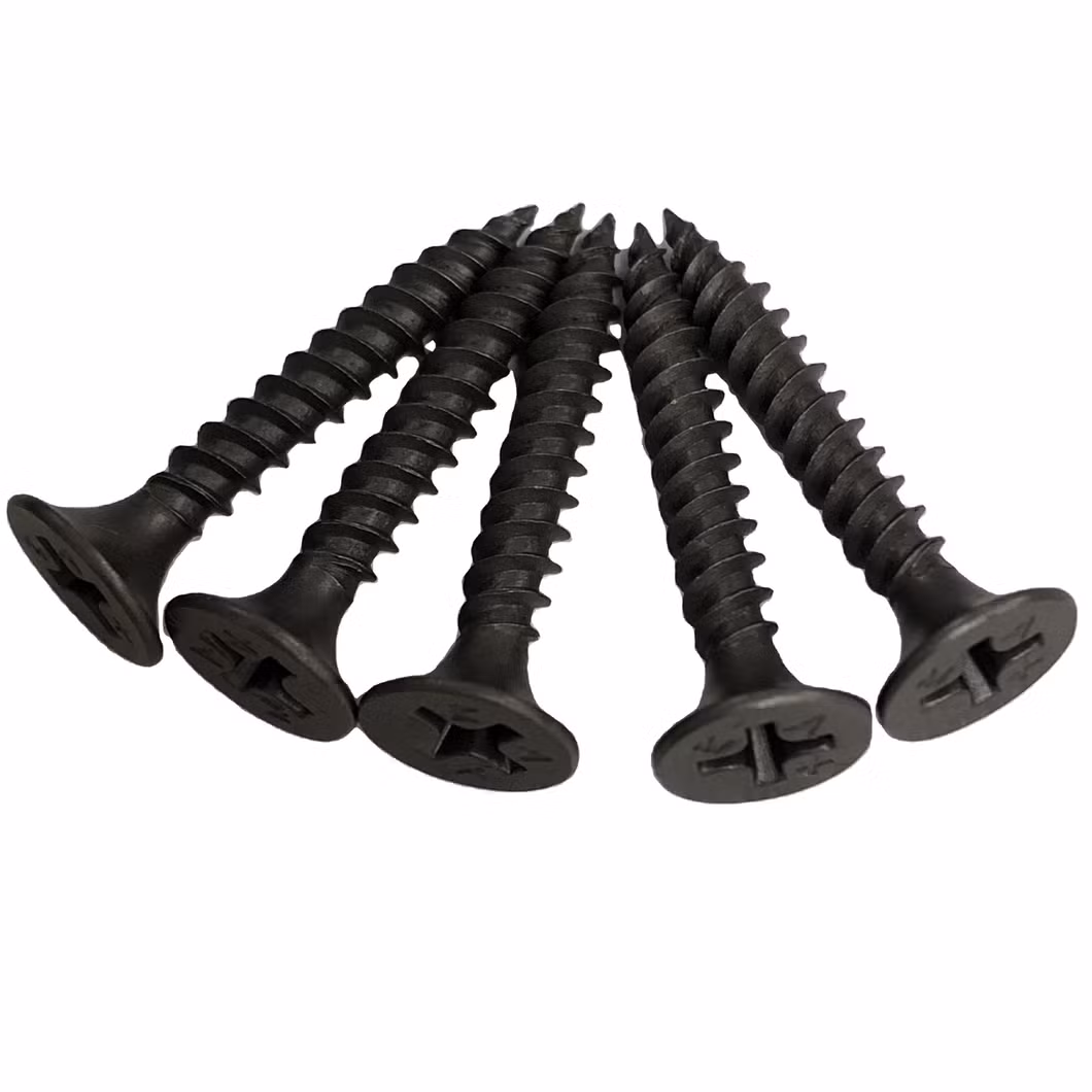 Bugle Head Black Coarse Thread Drywall Screws Coarse Thread Drywall Tornillos