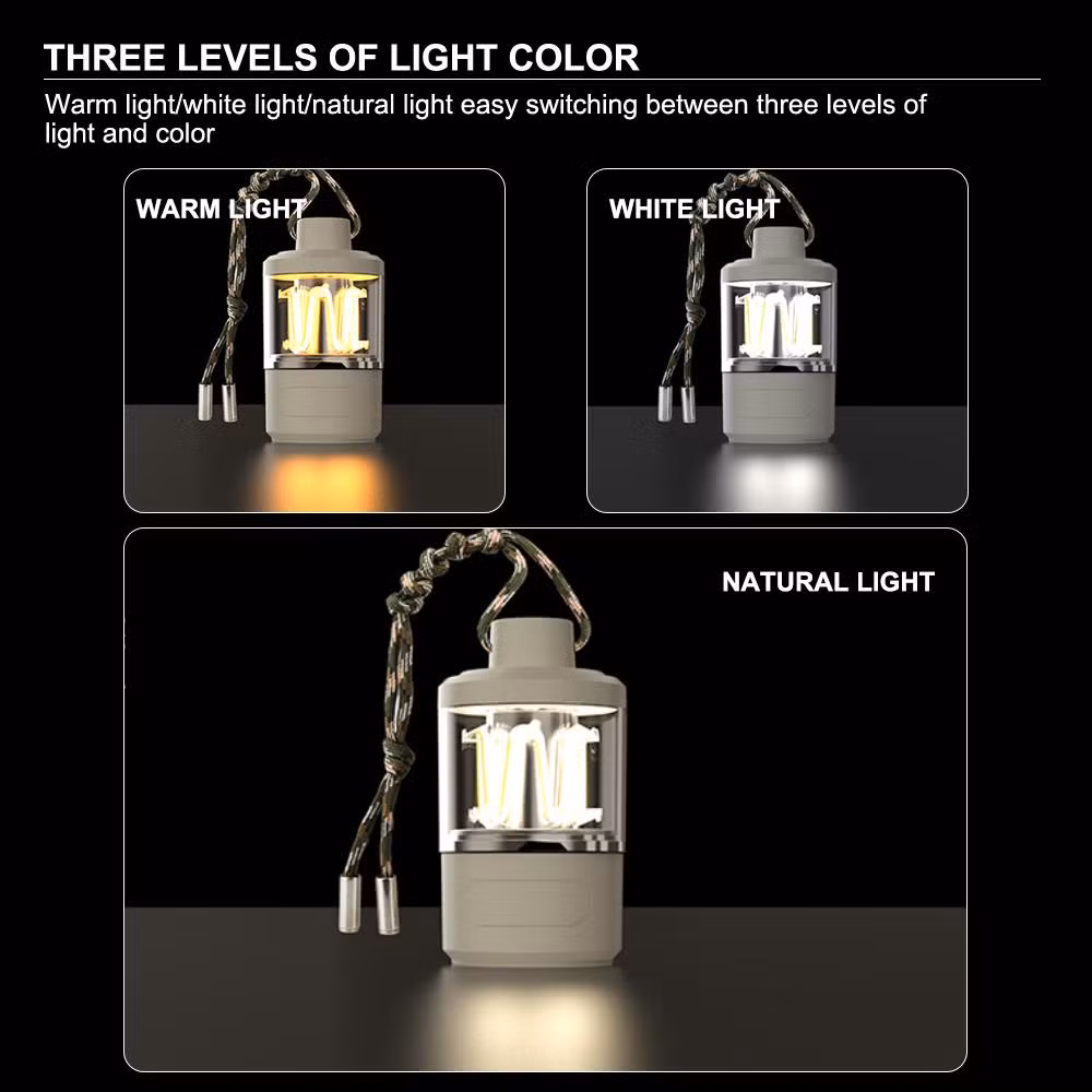 Portable Camping Lantern Rechargeable Table Lamp, Multifunctional LED Lantern for Camping, Mini Horse Lantern
