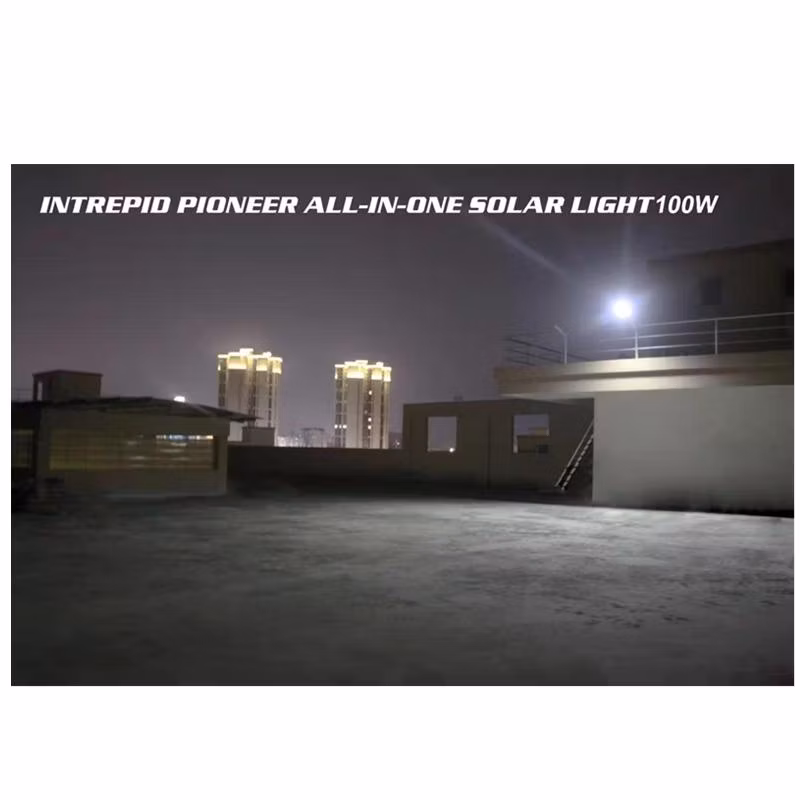 200W Remote Control Integrated Mj-Lh8200 Solar Garden Street Light