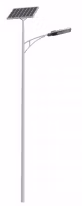 40W Solar Street Lamp with 6m Post Galvanized and Painting Color