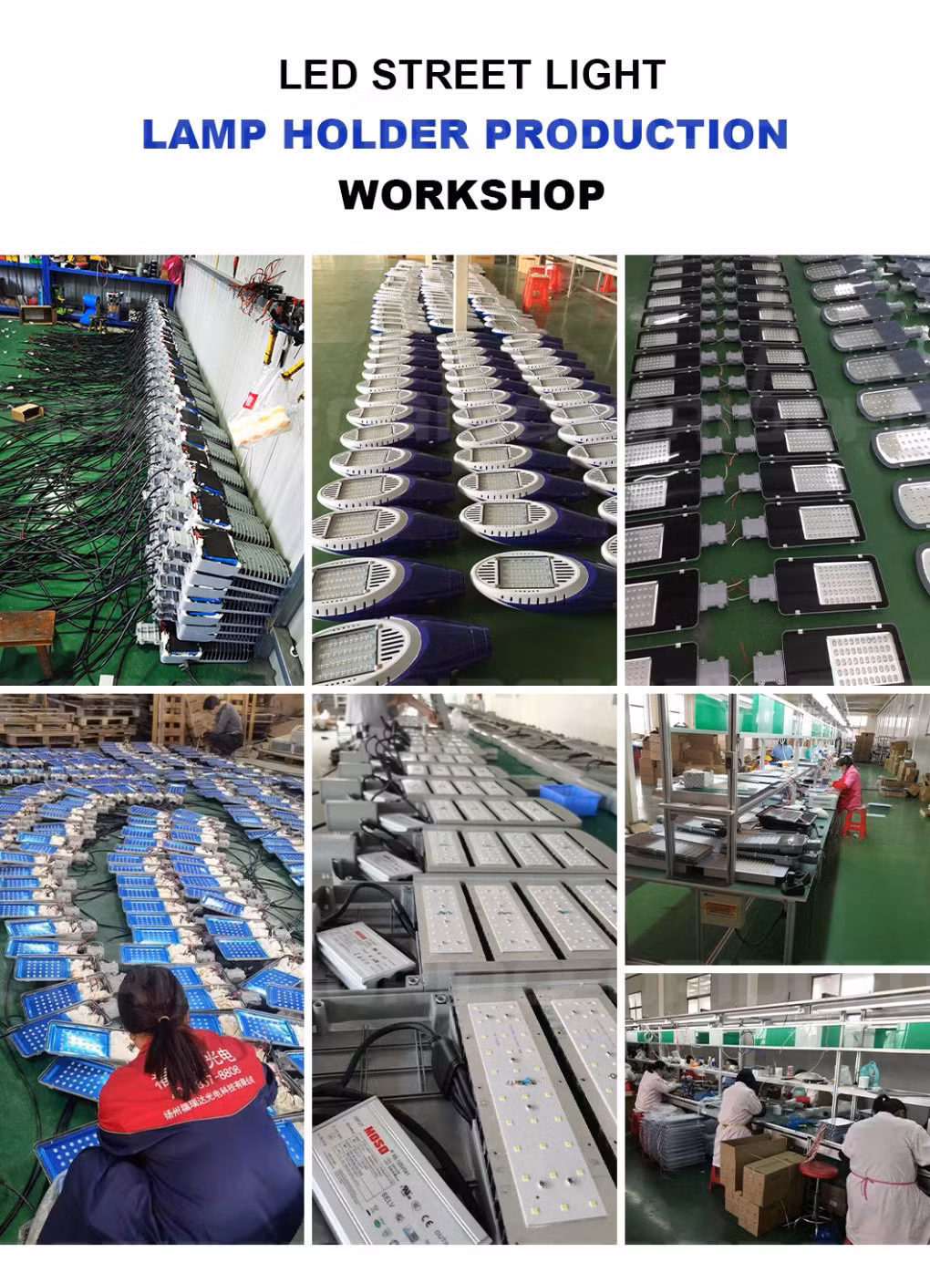 Energy-Efficient 50-300W LED Street Lights for Urban Roads