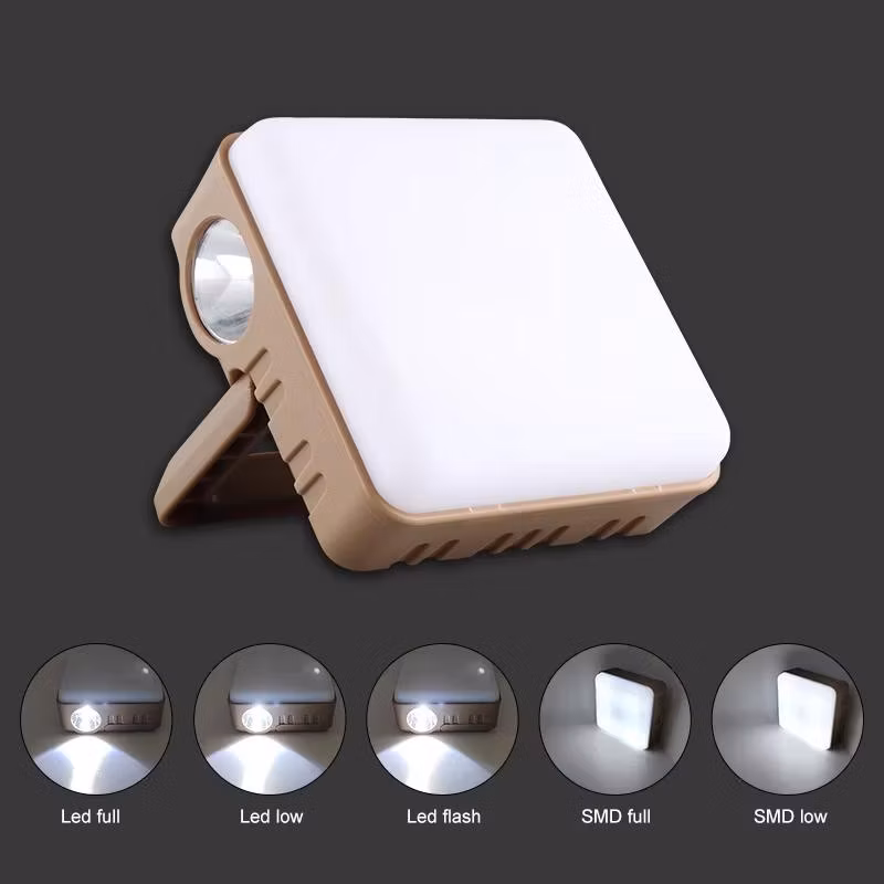 Portable Rechargeable Battery Outside Emergency Flashlight Work Light Camping Lantern for Camping Hiking