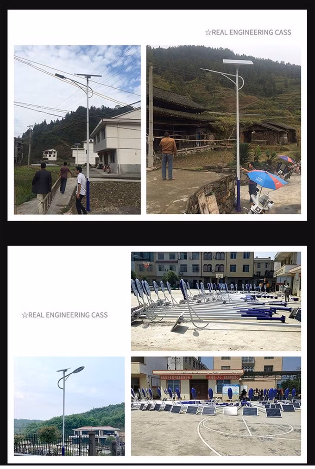 Octagonal FRP Single Arm Aluminum Road Lighting Light Pole