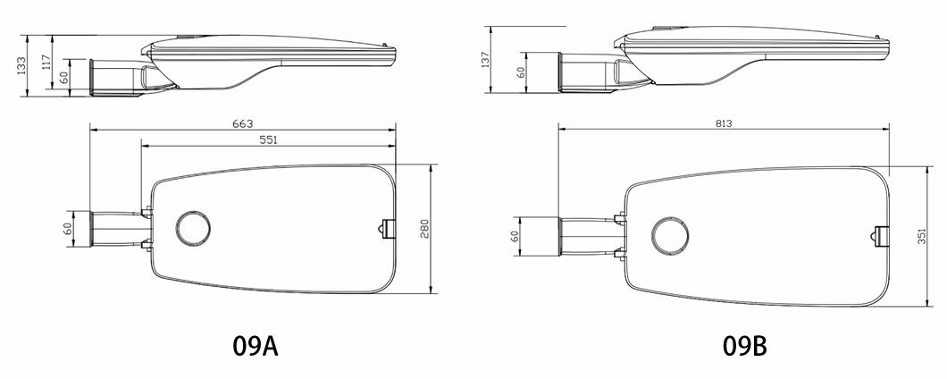 LED Street Lamp for Outdoor Garden Main Road Expressway Public Lighting 50W 80W 100W 120W 150W 200W IP66 LED Street Light