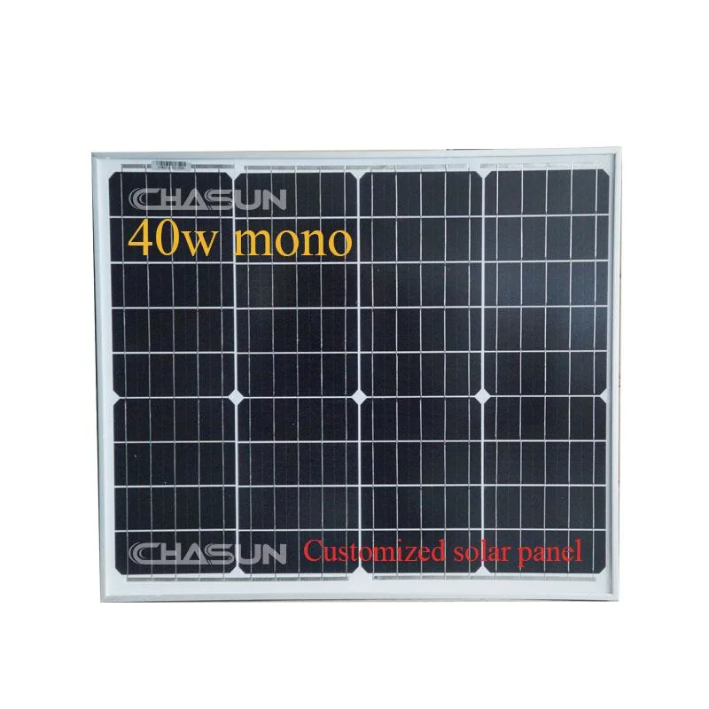 Chasun Solar Module Best Price Mono Poly Solar Panel 10W 20W 25W 30W 40W 45W 50W 60W 70W 80W 90W