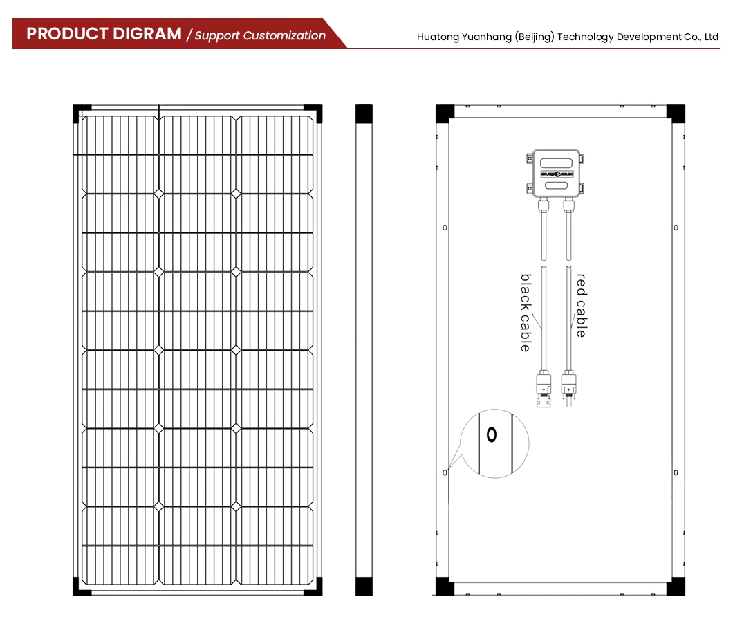 Htonetech Monocrystalline Photovoltaic Solar Panel Wholesalers Mono Cell Solar Panel China 32 PCS / Pallet 12VDC 10W Polycrystalline Solar Panel