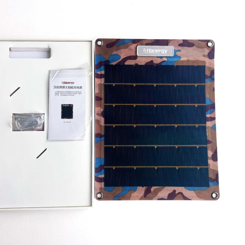 Paper Thin-Film 7.7W Flexible Solar Panels Portable Solar Charging