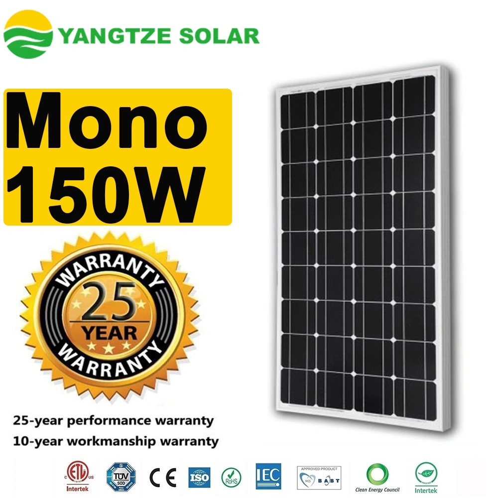 Yangtze Mono 150 Watt Solar Panels with Inverter and Battery 1 MW