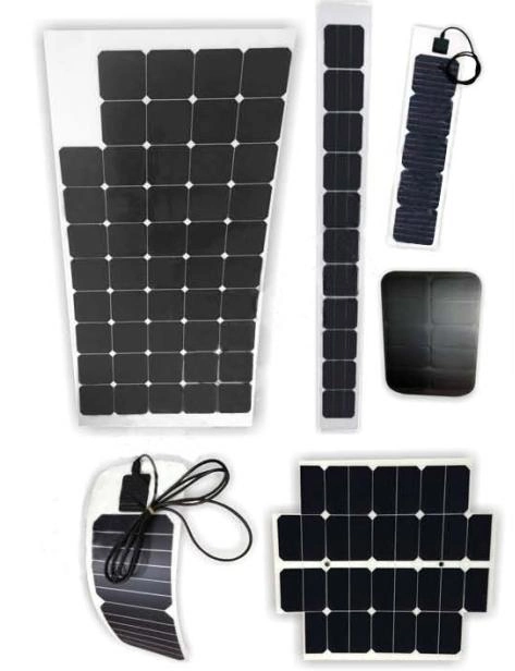 Cheap Price 24V 100 Watt 110watt 120watt Flexible Solar Panel for RV Motorhome Yacht